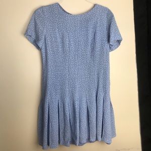 Stonebridge Vtg Light Blue Drop Waist Dress